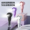 新款手持小风扇喷雾补水挂脖风扇USB多功能手持高速风扇 details Picture